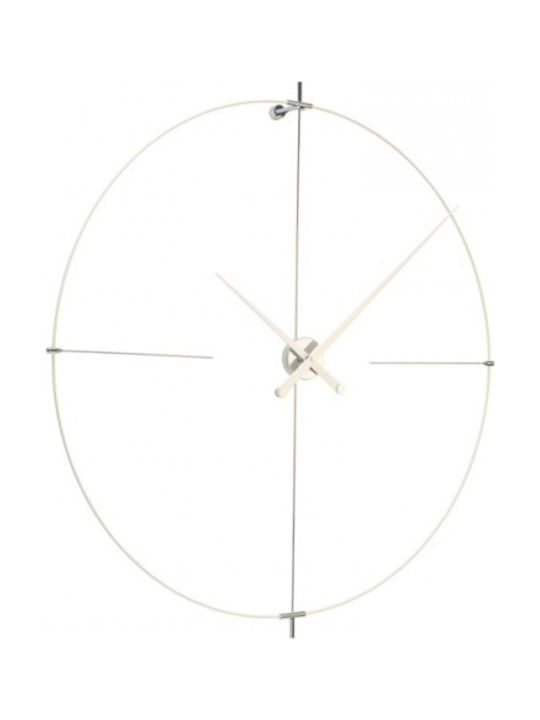 Nomon Wall Clock Metallic Silver