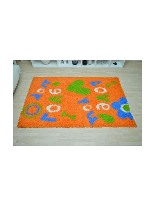 Sprintzio Next Shaggy 1137 Kids Rug Portocaliu ...