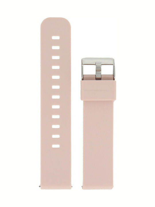 Diloy Straps Rubber Strap Pink 22mm Diloy Straps Rubber Strap Pink 22mm