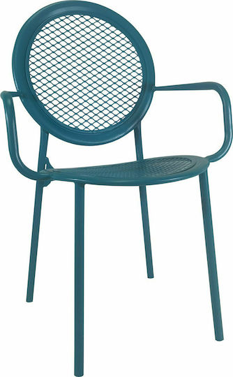 Gartenstühle Zenia Petrol Blau 54x57x90cm