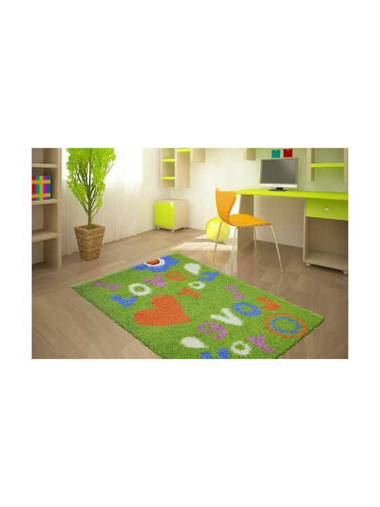 Sprintzio Next Shaggy 1137 Kids Rug Verde 160x230cm Thickness 50mm