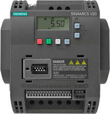 Siemens Sinamics V20 Ρυθμιστής Στροφών 2.2KW Unfiltered 2.2kW 6SL3210-5BB22-2UV0
