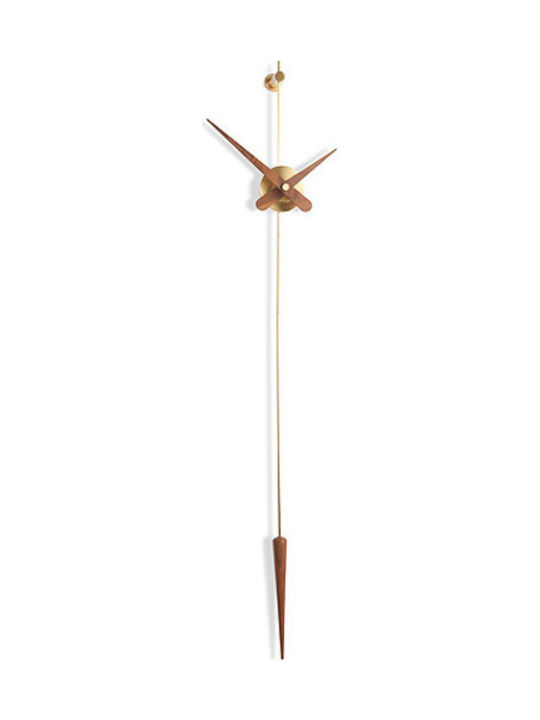 Nomon Wall Clock Metallic Brown