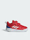 Tensaur Tensaur I Kids Sports Shoes Running with Hoop & Loop Closure Scarlet / Cloud White / Royal Blue