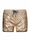 Șort/Salopetă Copii din Material Textil Shorts Auriu