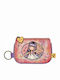 Santoro Little Dancer Детски портфейл Монети с цип и ключодържател Розов