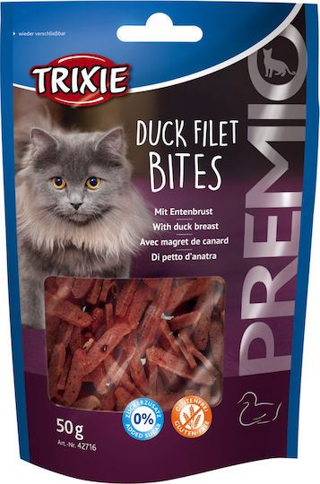 Trixie Premio Duck Filet Bites Gustări Delicioase cu Rață pentru Pisici adulte 50gr 42716