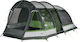 High Peak Bozen 6.0 Χειμερινή Σκηνή Camping Τούνελ Πράσινη με Διπλό Πανί για 6 Άτομα 360x525x210εκ.
