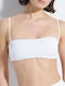 SugarFree Sports Bra Bikini Top 20801003 with Detachable Straps White 20801003-100