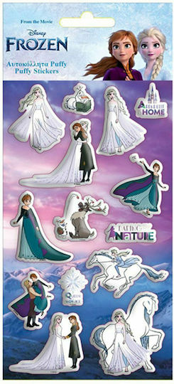 Diakakis Stickers Puffy Frozen 12pcs