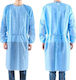 Open Care Unisex Disposable Medical Dressing Gown Non Woven 10τμχ Light Blue