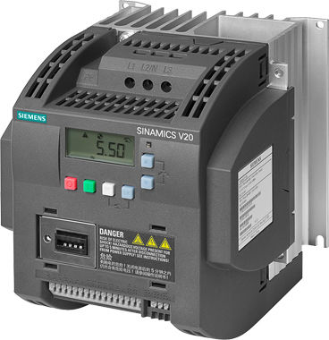 Siemens Sinamics V20 Geschwindigkeitsregler Grundlegender Umrichter 2,2KW 380-480V Integrierter Filter 6SL32105BE222CV0