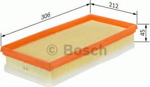 Bosch Car Air Filter for Ford Galaxy Seat Alhambra Volkswagen Sharan