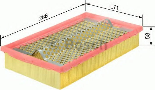 Bosch Luftfilter für Autos für Mercedes-Benz 190 / E Klasse
