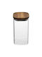 Atmosphera Secret General Use Vase with Transparent Glass Lid 1300ml 1 Piece