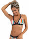 Triangle Bikini Top Atlas Eco with Adjustable Straps Orange