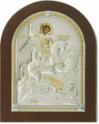 Prince Silvero Silver St. George Icon 18x24cm