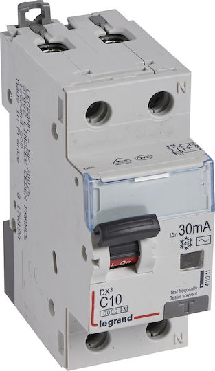 Legrand DX3 Phase Relay Earth Leakage 10A Bipolar with Voltage 230V 30mA