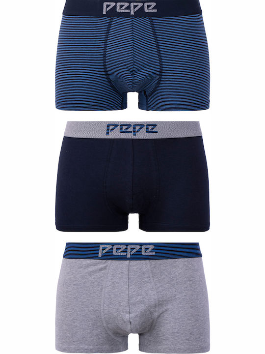 Pepe Jeans Herman Herren Boxershorts Mehrfarbig...
