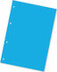 Typotrust Χάρτινα Διαχωριστικά για Έγγραφα A4 με Τρύπες 100τμχ Μπλε