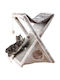 Pawise Cat Tower Ονυχοδρόμιο Γατόδεντρο Μπεζ 2 επιπέδων 51x36x62εκ.