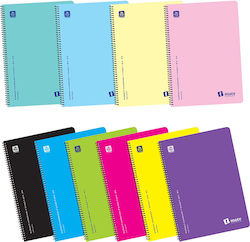 Typotrust Spiral Notebook Ruled A4 2 Subjects 266493 1pcs (Μiscellaneous colours)