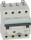Legrand DX3 Ρελέ Ράγας Διαρροής 25A Τετραπολικό με Τάση 400V 30mA