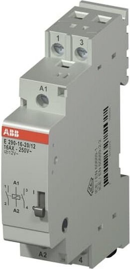 Abb Ρελέ Ράγας Καστάνιας 16A Διπολικό με Τάση 12V 2ΝΟ