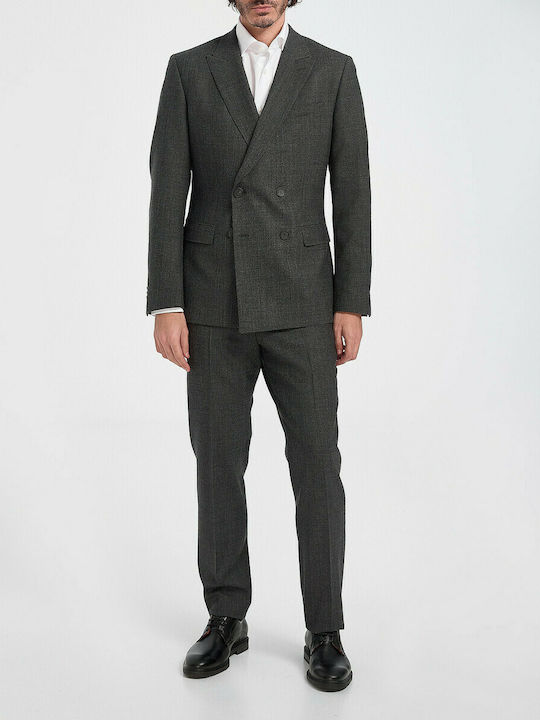 Hugo Boss Men's Winter Suit Regular Fit Gray