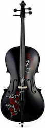 Thomann Rotes Rosen-Cello 4/4