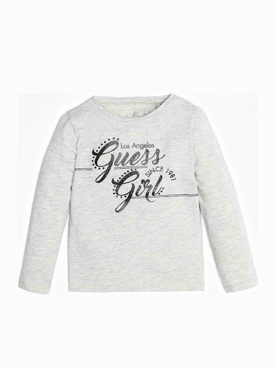 Guess Kids Blouse Long Sleeve Gray