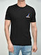 Nautica T-shirt Bărbătesc cu Mânecă Scurtă BLACK