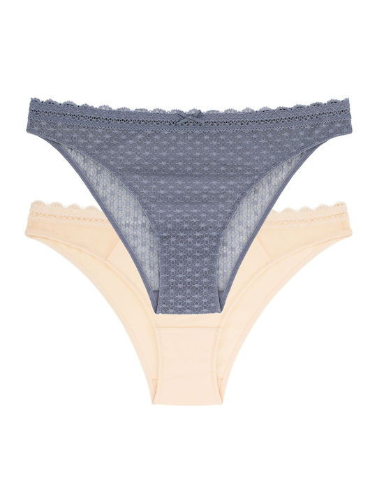 Reese Femei Slip 2Pack cu Dantelă