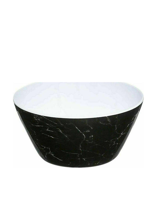 Atmosphera Marble Salatieră Plastic Neagră 15x15x7cm 1buc