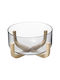 Atmosphera Arha Secret De Gourmet Σαλατιέρα Γυάλινη Διάφανη 24x24x12.5cm