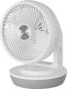Sencor Επιτραπέζιος Ανεμιστήρας 45W Διαμέτρου 24cm με Τηλεχειριστήριο Λευκός