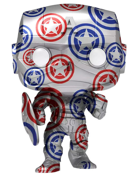 Funko Pop! Bobble-Head Marvel: Avengers - Captain America 32 Special Edition