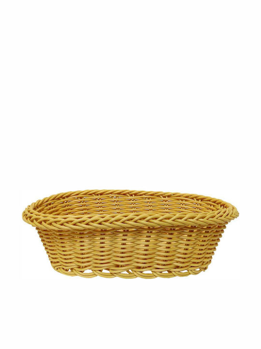 Art et Lumiere Καλάθι Ψωμιού από Rattan Καφέ 30x23x9cm