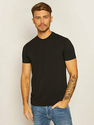 Dsquared2 DCX200030 Men's Undershirts Short-sleeved in Black Color 2Pack