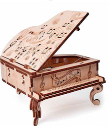 Wood Trick Wooden Construction Toy Grand Piano for Children 14+ years old+ Years