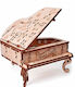Wood Trick Wooden Construction Toy Grand Piano for Children 14+ years old+ Years