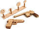 Wood Trick Wooden Construction Toy Set of Guns for Children 14+ years old+ Years