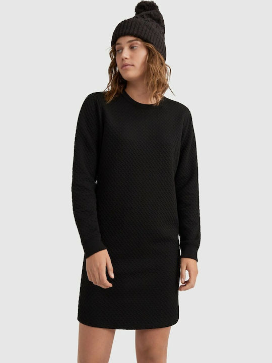 Mini Knitted Dress Black