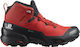 Salomon Cross Hike Mid GTX Men's Hiking Boots Waterproof with Gore-Tex Membrane Red