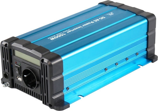 Solarvertech FS1000D Pure Sine Wave Inverter 1000W Power with 12V Input Voltage Single Phase