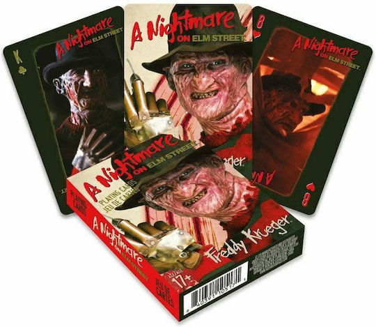 Aquarius Nightmare on Elm Street Freddy Collectible Playing Cards Laminated for Poker