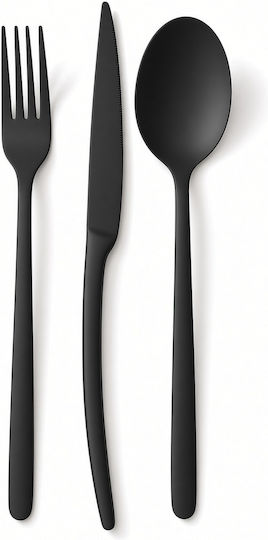 Dinox Cuba Besteckset Edelstahl 18/0 Black Matte 60 Stück