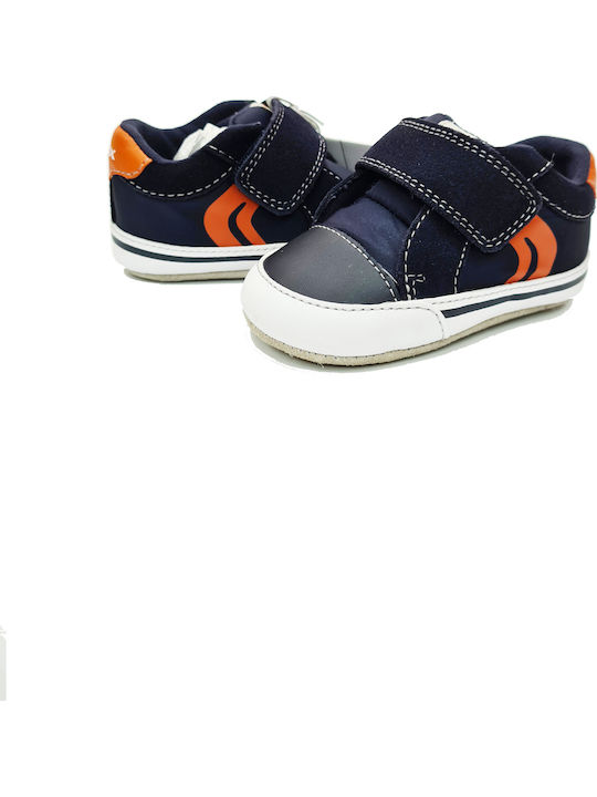 Geox Βρεφικά Sneakers Αγκαλιάς Navy Μπλε Ian