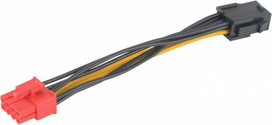 Akasa 6-Pin PCIe - 8-Pin PCIe Cable 0.1m Πολύχρωμο AK-CB052