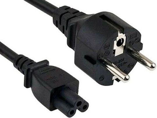 Intel Schuko - IEC C5 Cable 0.6m Μαύρο AC06C05EU